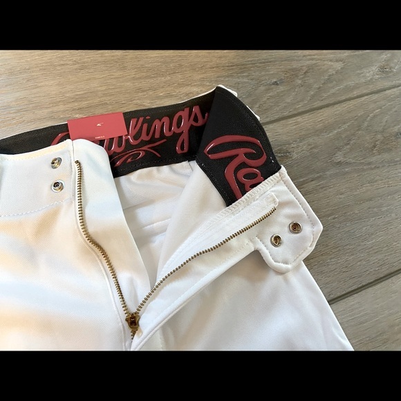 Rawlings Straight Leg Relax Fit Baseball ⚾️ Pants. Zip front/belt loops - Picture 4 of 10